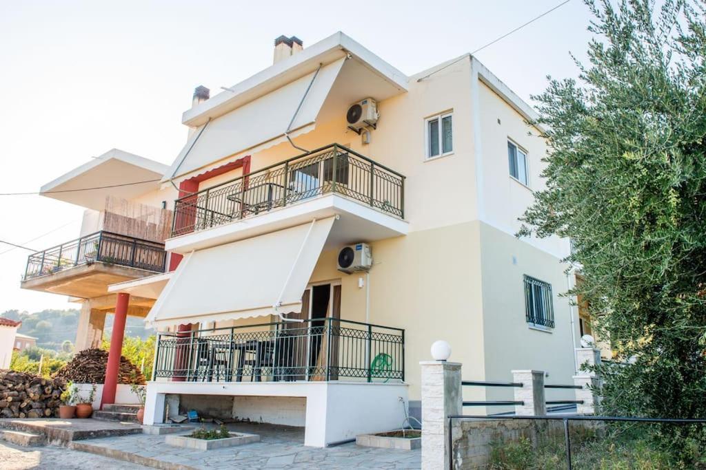 Όμορφο Παραθασυγκρότημα Ενοικιαζόμενων Καταλυμάτων Ως Ολόκληρος Χώρος - Chrani, Ελλάδαλάσσιο Διαμέρισμα Luaran gambar